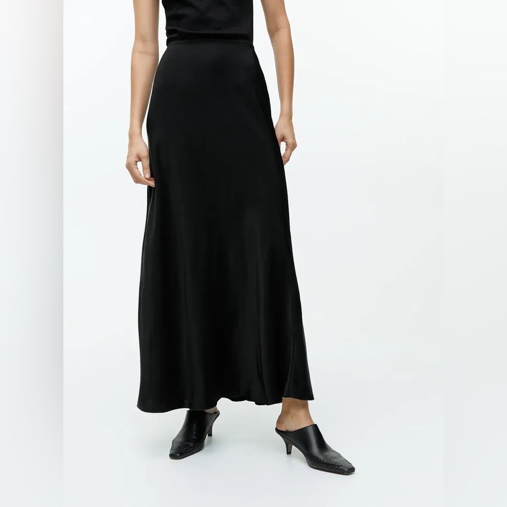 Arket Black Maxi Skirt